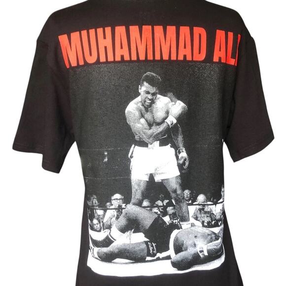 Muhammad Ali The Greatest Of All Time Black T-Shirt Crew Neck Short Sleeve Small - Picture 5 of 8